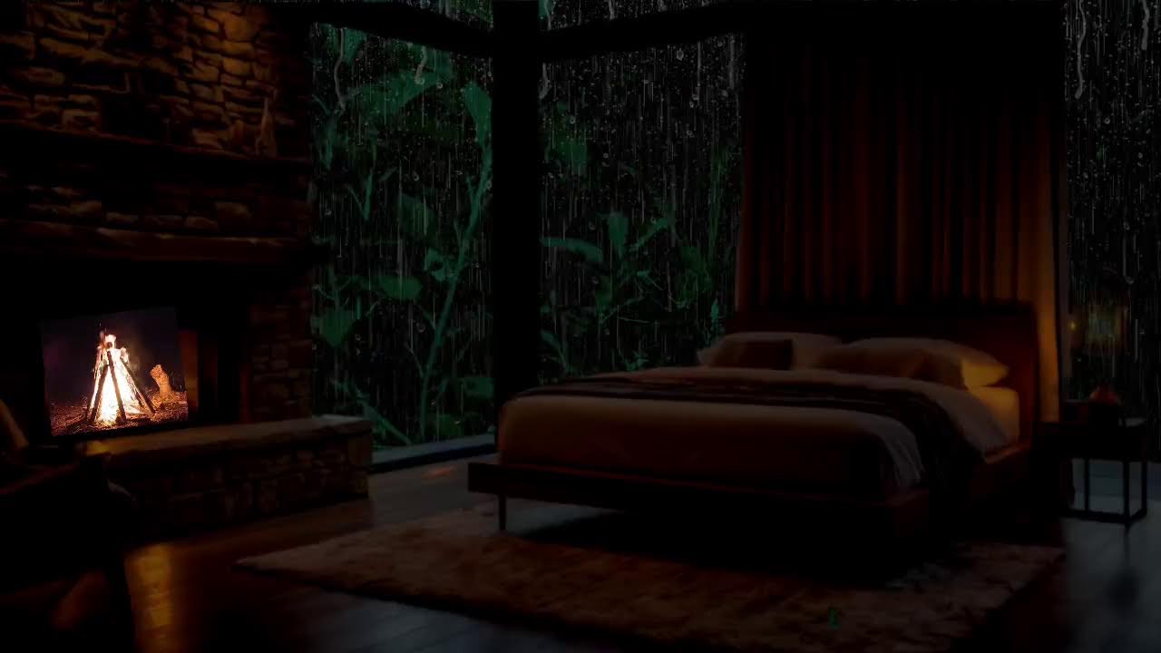 Heavy Rain Against the Window &ndash; Comforting Storm Sounds for Sleep & Focus