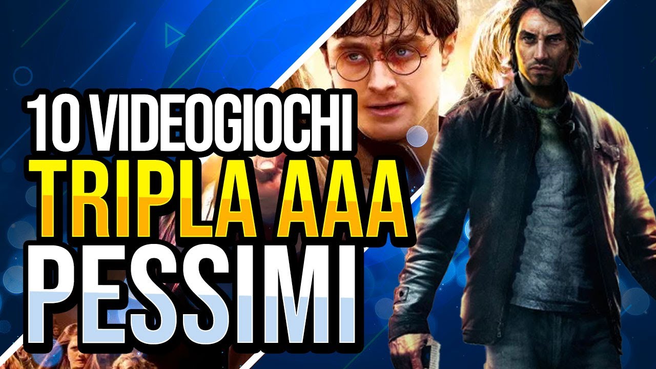 10 VIDEOGIOCHI TRIPLA AAA che hanno FALLITO MISERAMENTE 🤮