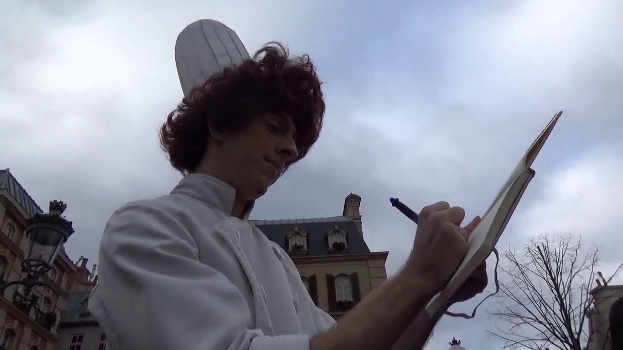 Linguini meet and greet Disneyland Paris