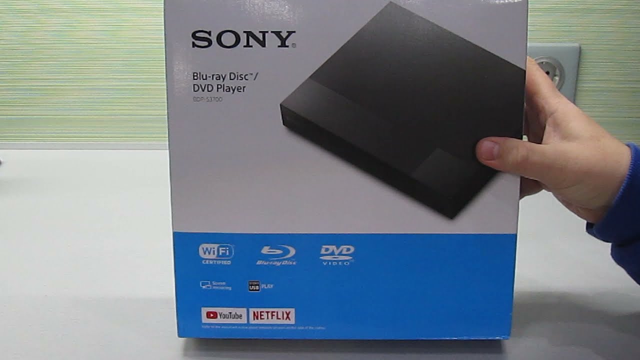SONY BDP - S3700 - Blu-ray плеер СОНИ 3700 - Unpacking - Распаковка