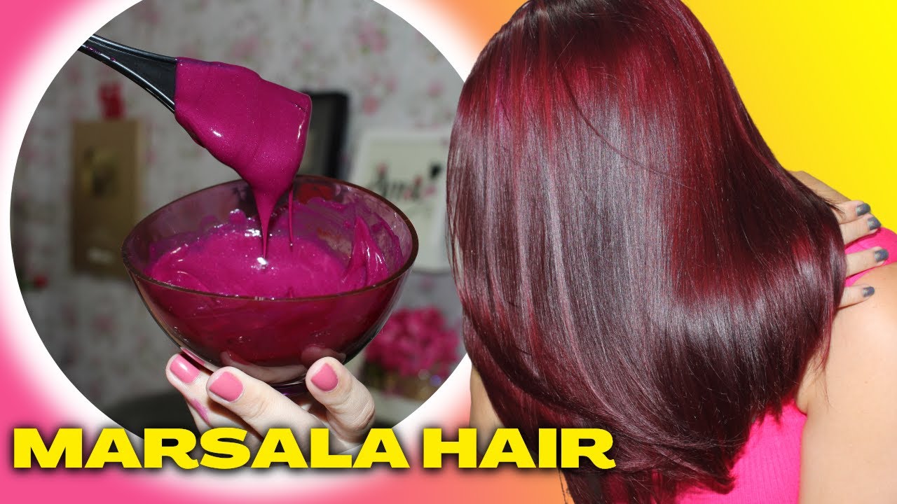 MARSALA - Meu Retoque De Raiz e Banho de Brilho Com Tonalizante / MARSALA HAIR