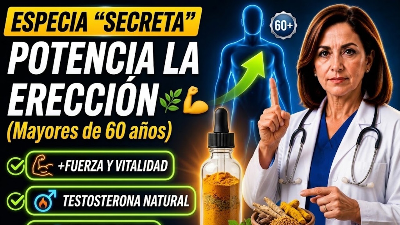Ur&oacute;loga revela: La especia que aumenta la erecci&oacute;n y que muchos hombres mayores de 60 a&ntilde;os ignoran.