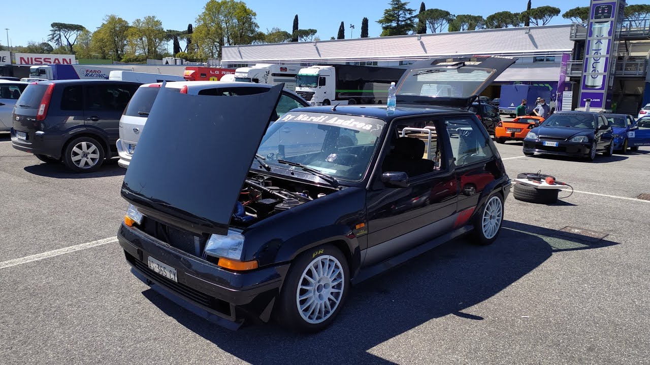 Vallelunga 24/04/2021 Renault 5 gt Turbo turno 11.30