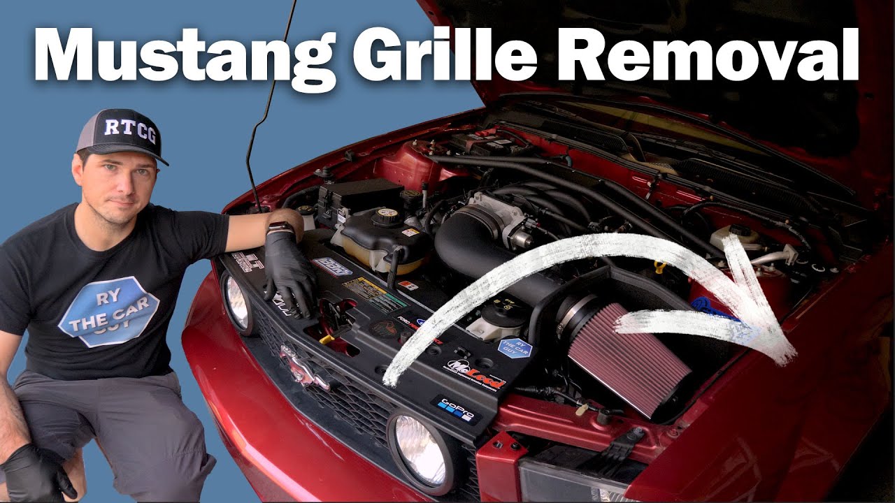How To Remove S197 Mustang Grille and Smoke Fog lights 2005-2010
