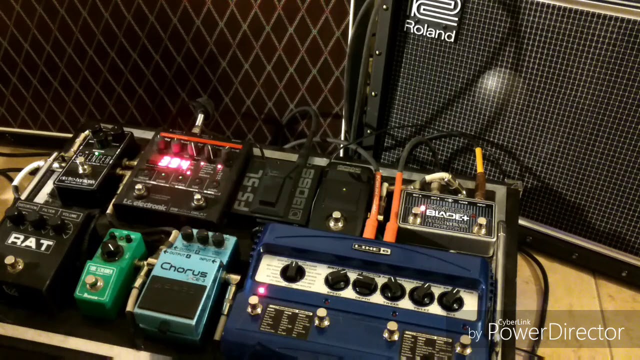 Setup Pedalboard Cerati - Roland JC40 Jazz Chorus + Vox Ac15 (sonido Cerati)