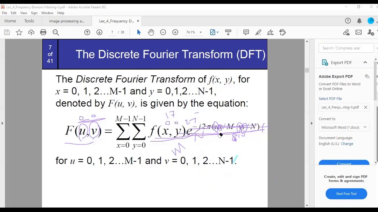 Lecture 4 - Image processing in frequency Domain Part 1