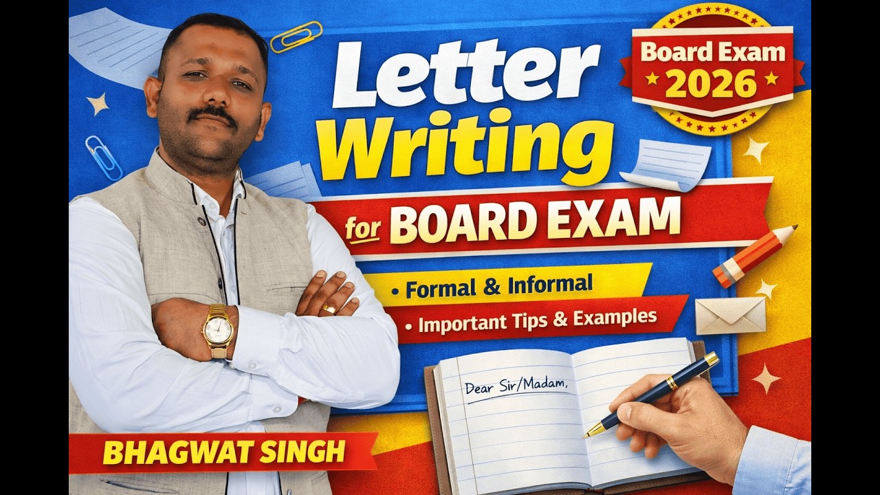 Formal Letter Writing | Format & Examples | English Grammar | MASTER | Bhagwat Singh