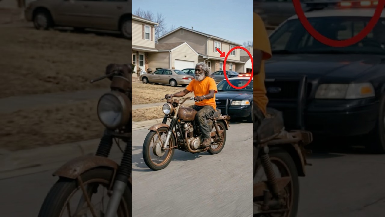 Officer Surprises Elderly Man With Brand New Motorcycle #shorts #kindness