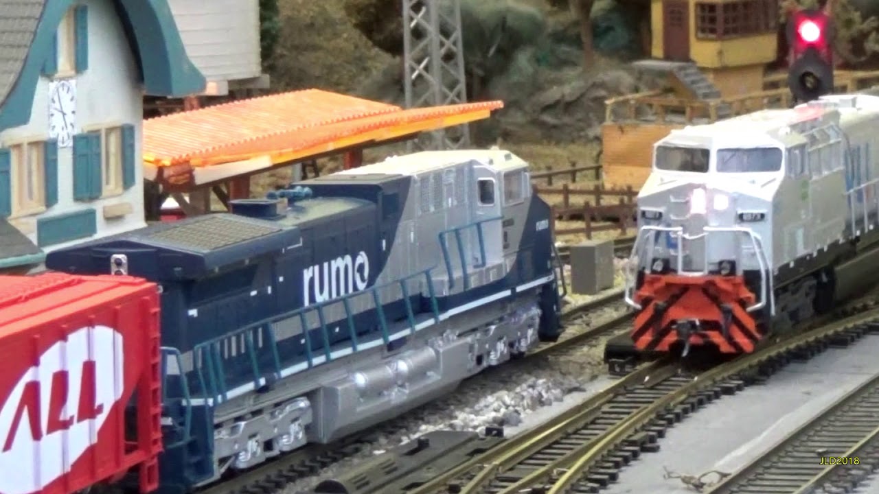 Trens RUMO, VLi e MRS (47) - Ferromodelismo HO