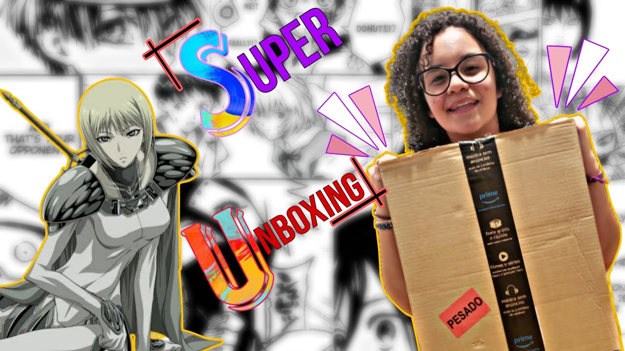 SUPER UNBOXING no canal!! BOXSET da edi&ccedil;&atilde;o americana de CLAYMORE! 😱😱