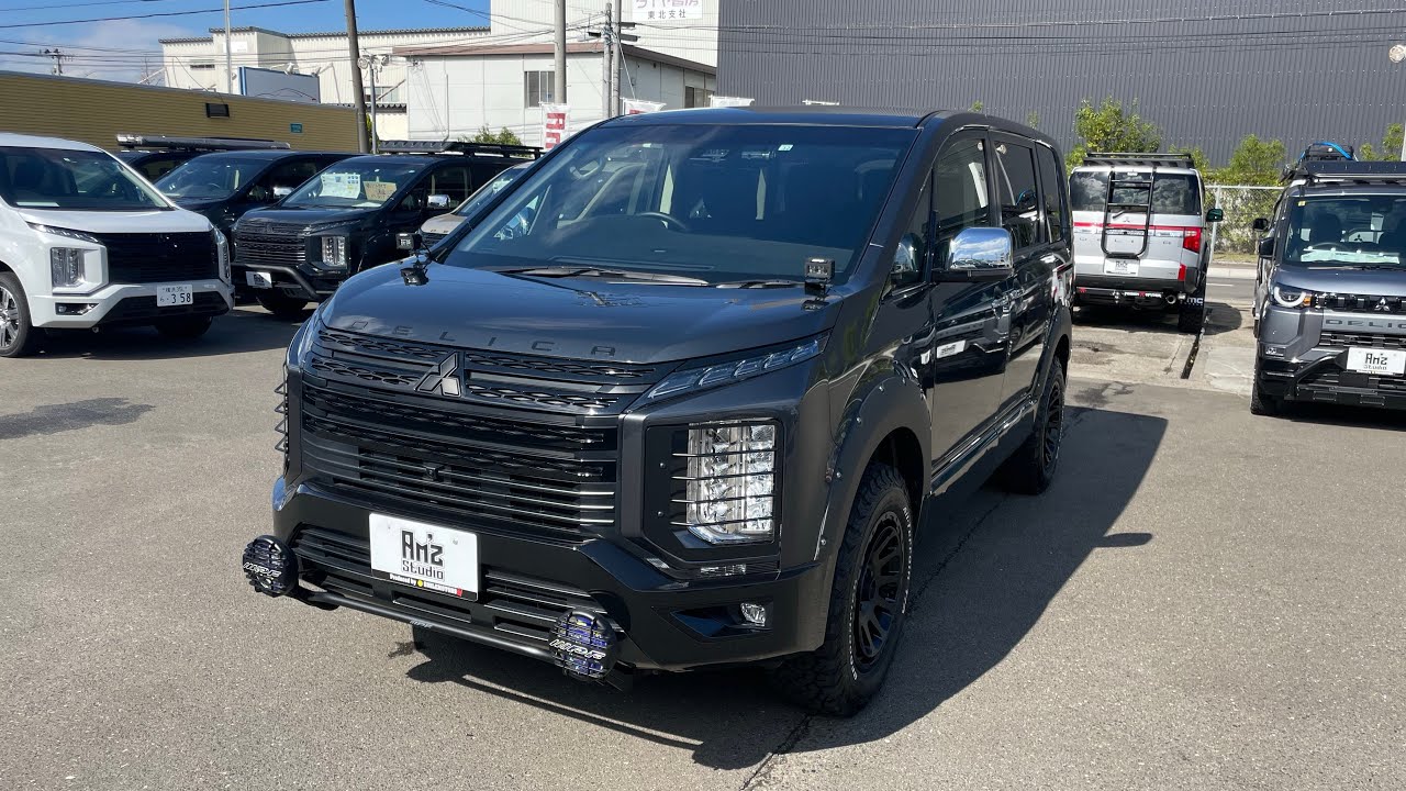 ◆デリカD5◆カスタム多数◆パーフェクトリフト30＋4×4エンジニアリングショック◆IPFランプ◆デルタフォースオーバル17in &BFグッドリッチ245/65R17KO2◆ランドリックサイドステップ