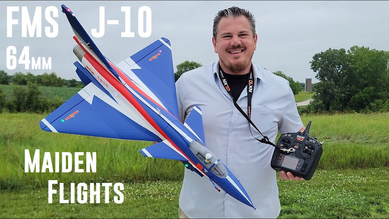 FMS - J-10 - 64mm - Maiden Flights