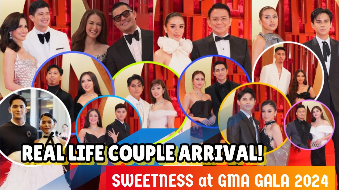 REAL LIFE COUPLE SpoTTED SWEETNESS AT THE GMA GALA 2024