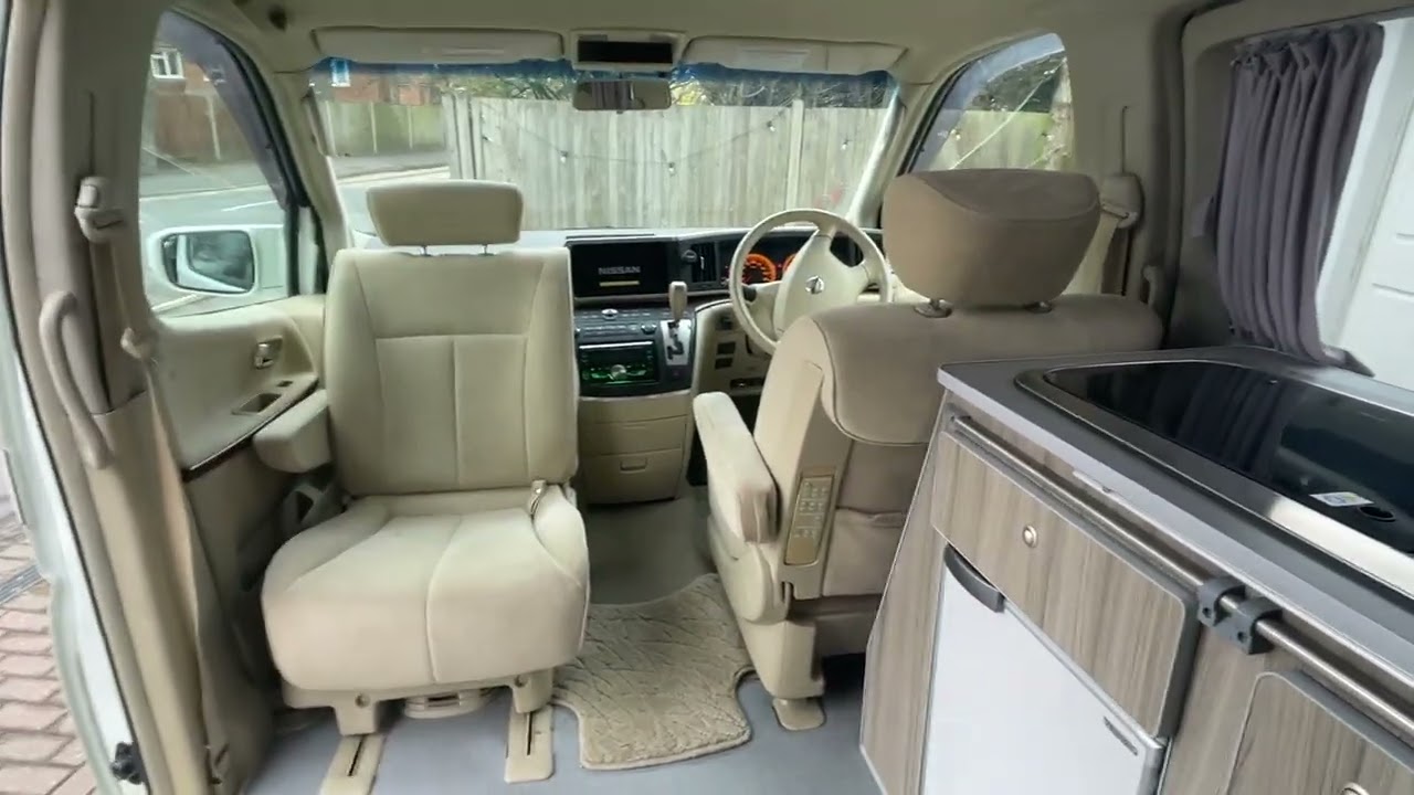 Nissan Elgrand - Registered Motor Caravan - 3.5L Automatic – Petrol - Campervan For Sale