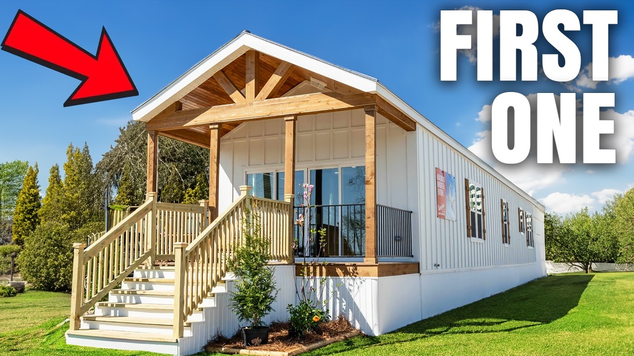 I just toured the BADDEST single wide ever BUILT! Mobile Home Tour