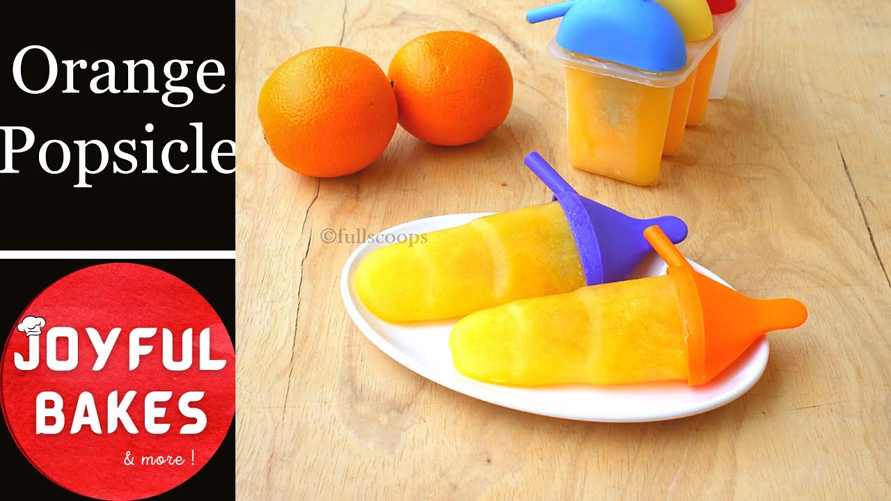 Orange Popsicle | How to make Orange Popicles