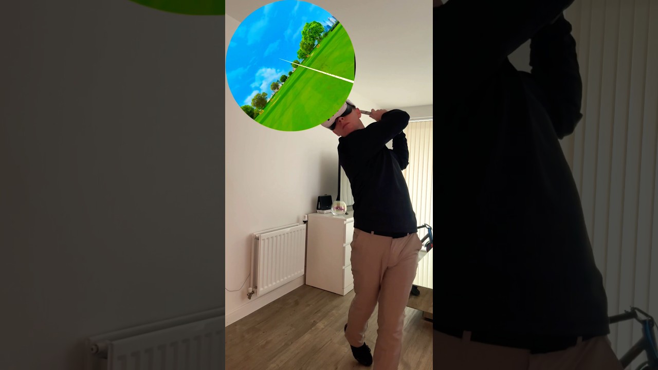 AMVR GOLF CLUB ATTACHMENT FOR META QUEST 3! 🏌🏻($ off - golfwithmitch) #golf#VR#AMVR#club#review