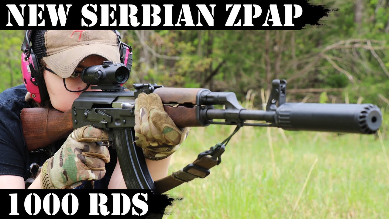 Новый улучшенный сербский ZPAP M70 AK: 1000 патронов!