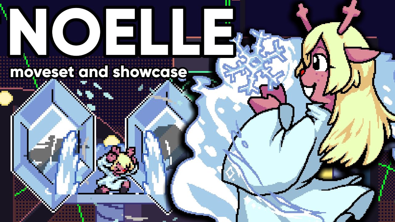 Noelle Holiday (DELTARUNE) Moveset and Showcase - Rivals of Aether Workshop