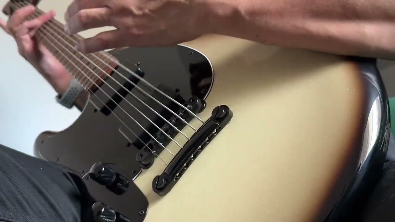 Music Man Stingray HTGuitar & my Quad Cortex (Meshuggah Blackout Capture) Riffing in Drop F# |