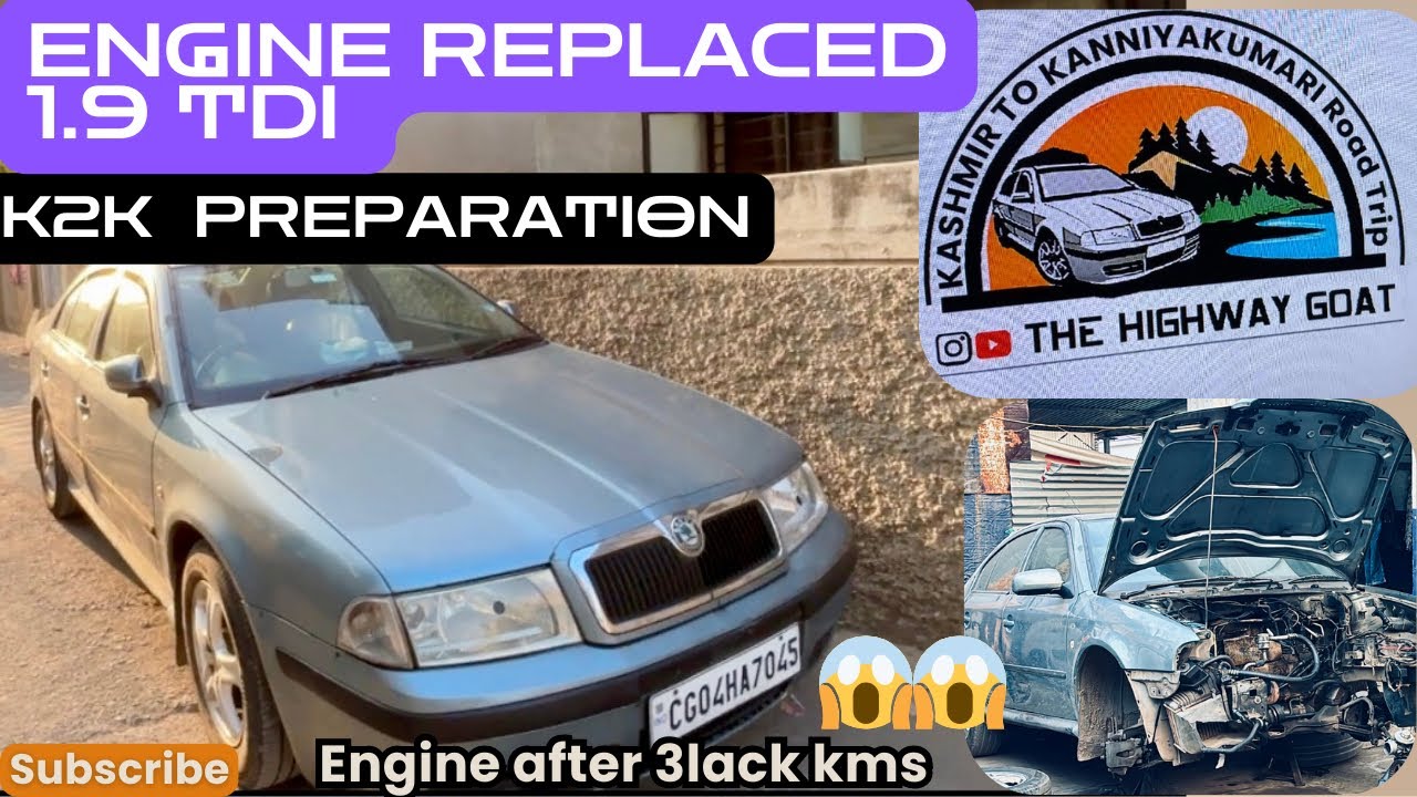 Rebuilt our subscribers car 😍 | Engine replacement of Skoda Octavia 1.9 tdi | Skoda restoration done