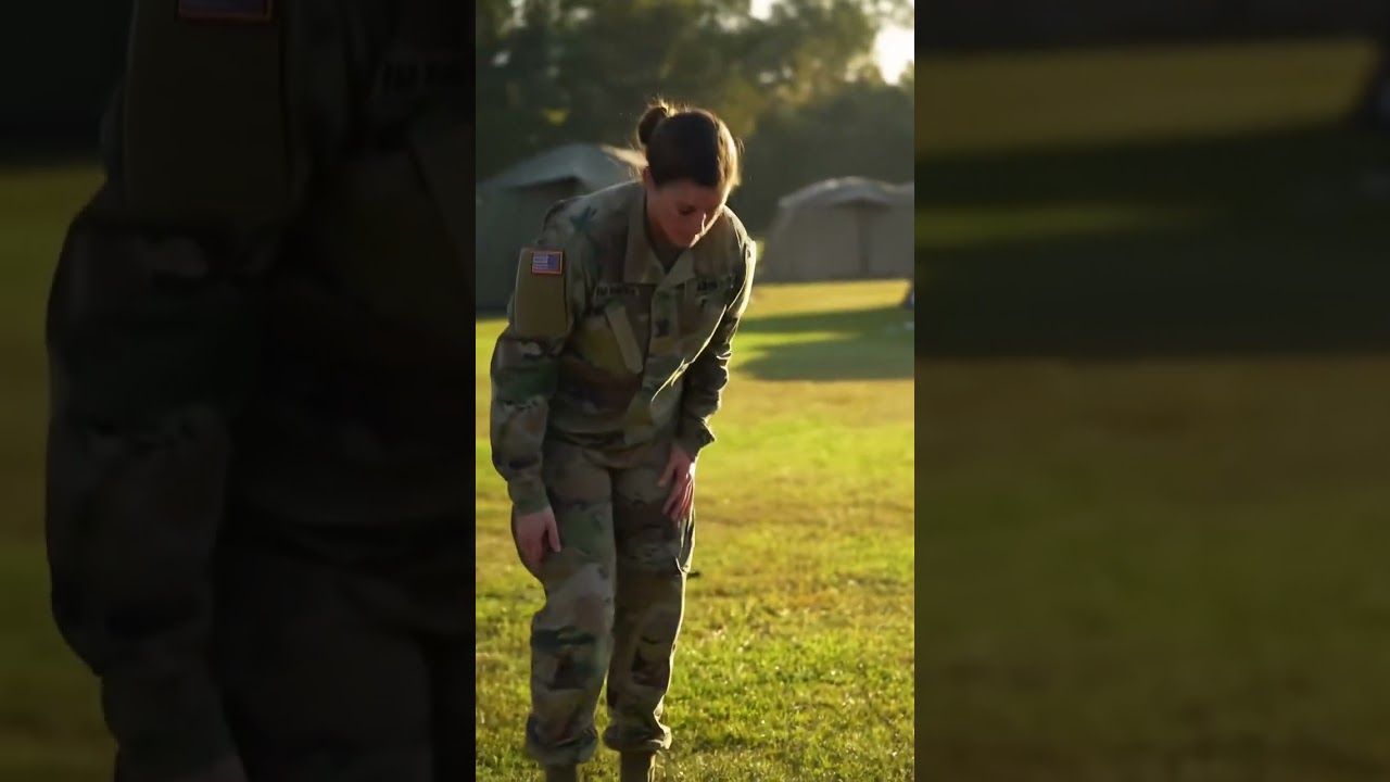Discipline At Dawn 🌅💪 &ndash; Army Girl Morning Fitness Training #fitness