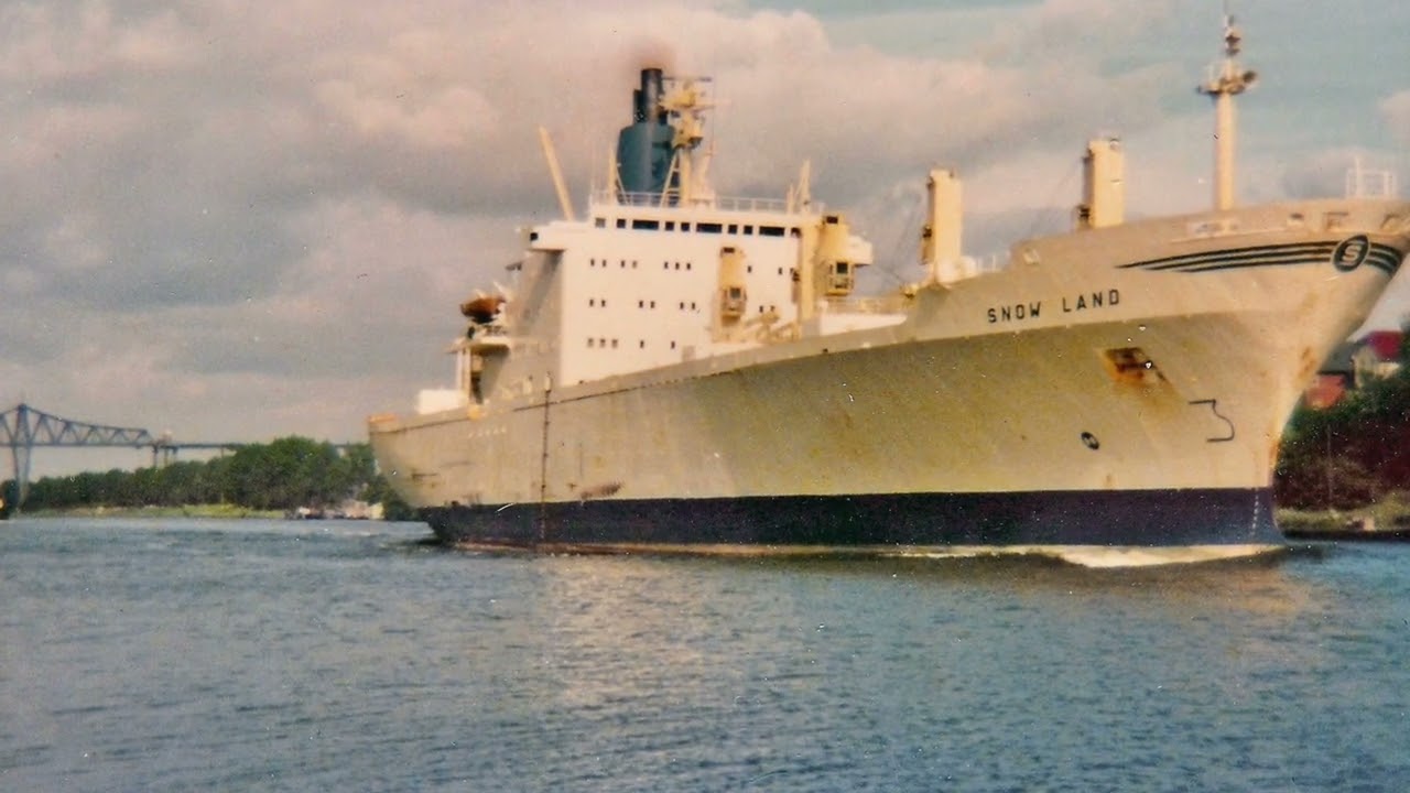 Schiffsverkehr im Nord-Ostsee-Kanal 1974