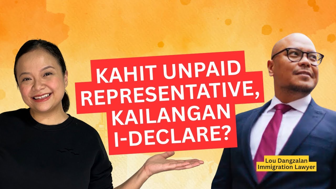 Dumadaming refusal dahil sa undeclared representative!