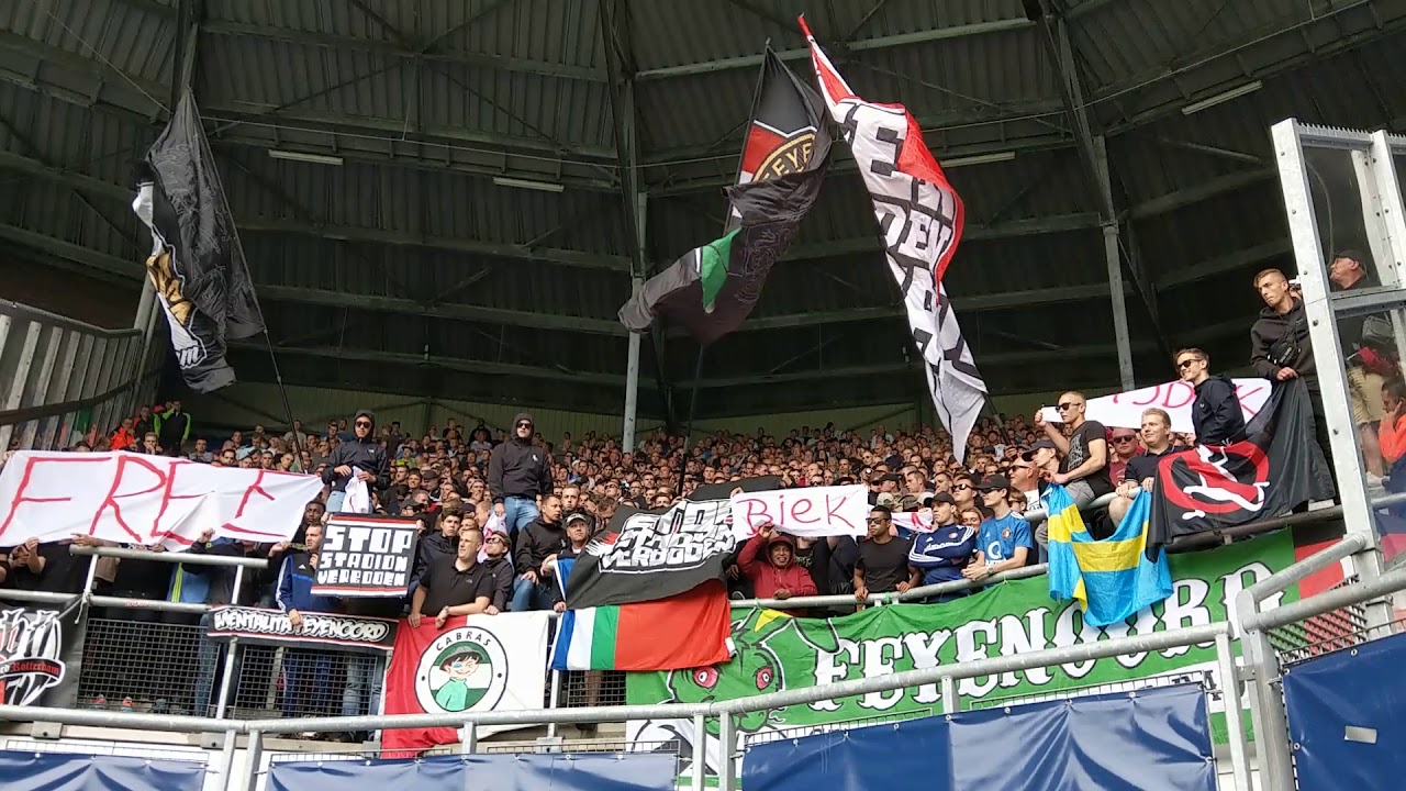 sc Heerenveen - Feyenoord (11-08-2019), Het uitvak voor de wedstrijd