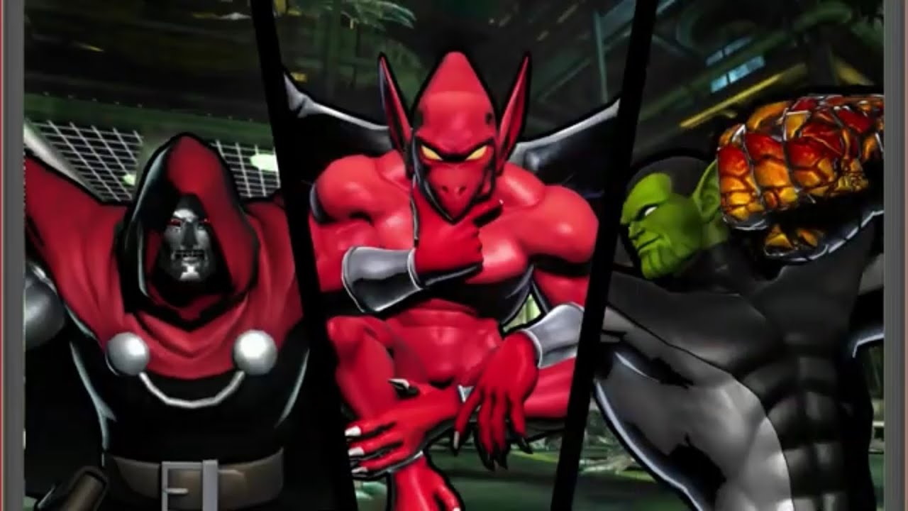 Ultimate Marvel vs Capcom 3: Firebrand, Doctor Doom, and Super Skrull arcade playthrough