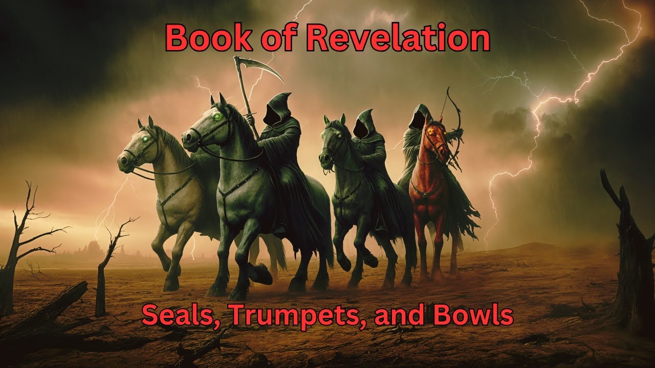 The Seven Seals, Trumpets, and Bowl Judgments of the Book of Revelation.