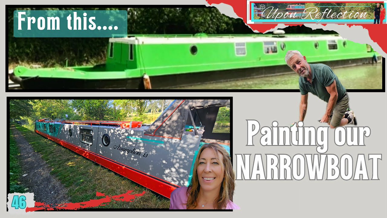 Toughest Challenge Yet: Painting our Narrowboat! Ep45
