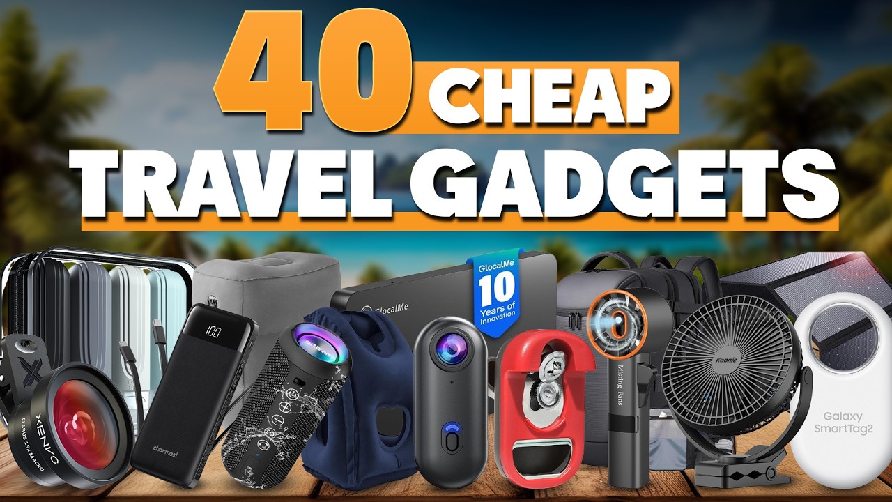 Top 40 Cheap Travel Gadgets On Amazon That Save Time & Money