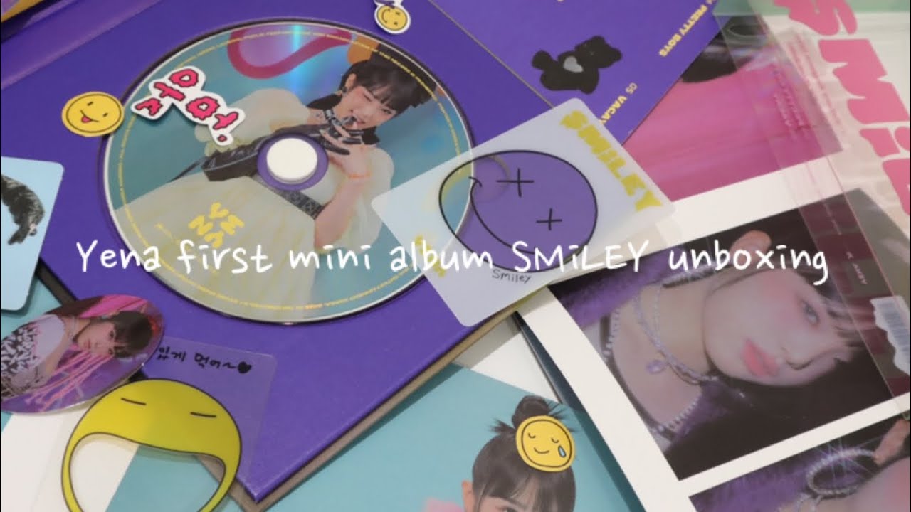 🎀Yena 1st mini album SMiLEY unboxing/イェナ/デビューアルバム/開封動画/