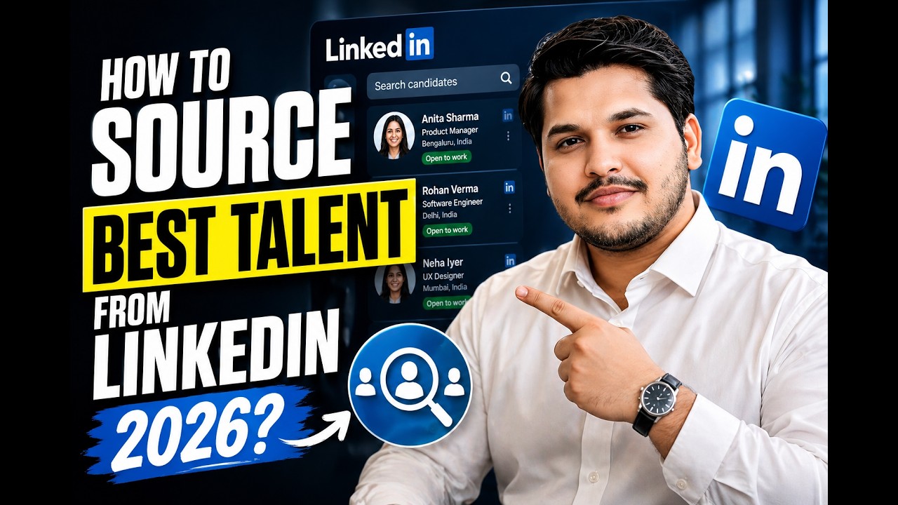 How to source best talent from LinkedIn? LinkedIn sourcing? LinkedIn Recruiting? 2026
