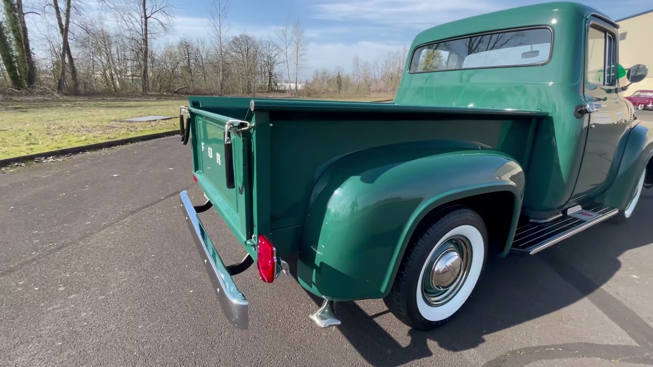 1956 Ford F100 Walk around and Engine running