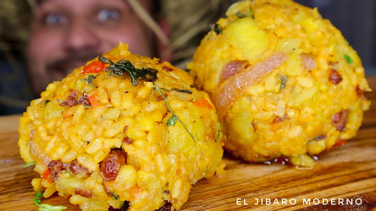 CREANDO UN PLATO TRADICIONAL DE PUERTO RICO LAS BOLITAS DE MAMPOFONGO (MAMPOSTEAO Y MOFONGO)
