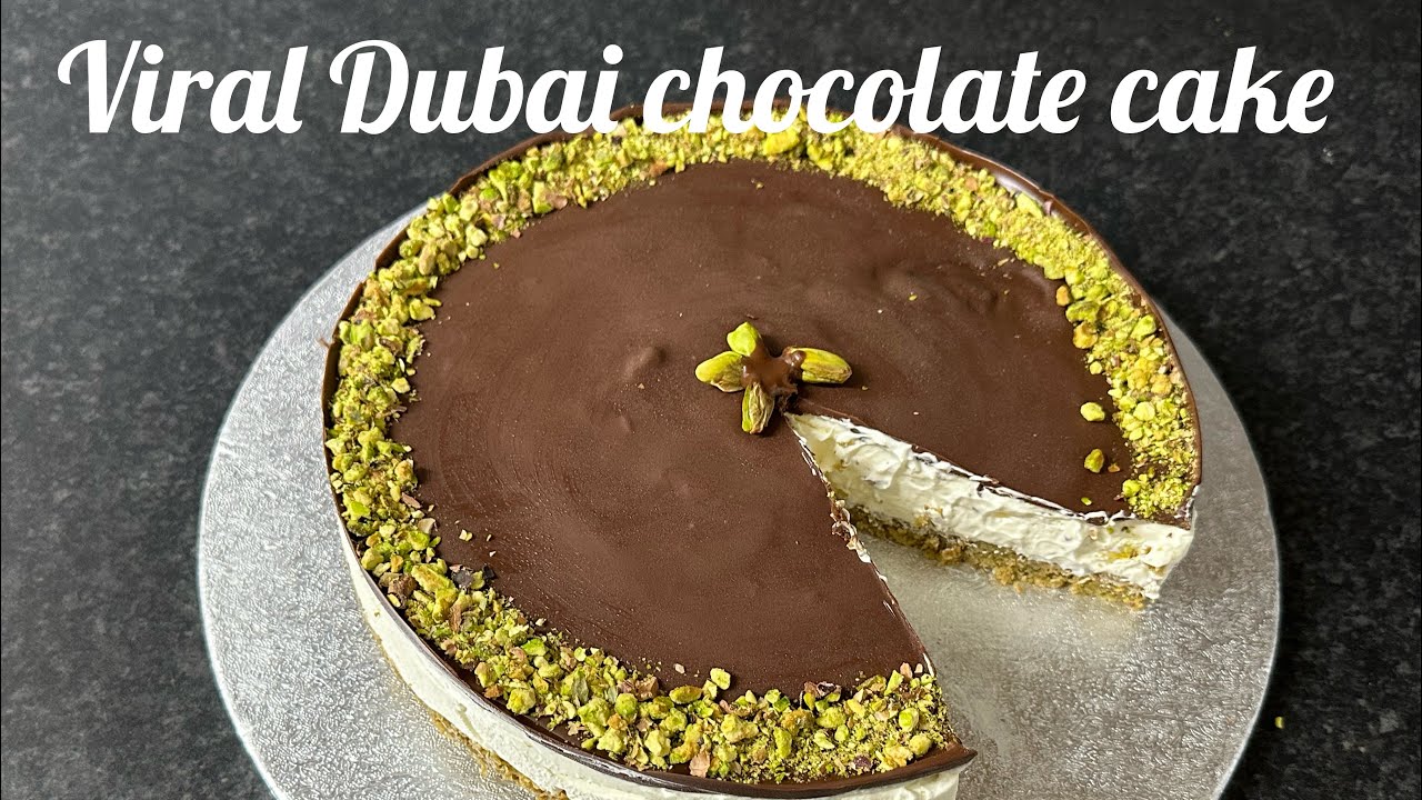 Viral Dubai Chocolate Cake Recipe | Decadent, Rich & Easy! 🍫✨
