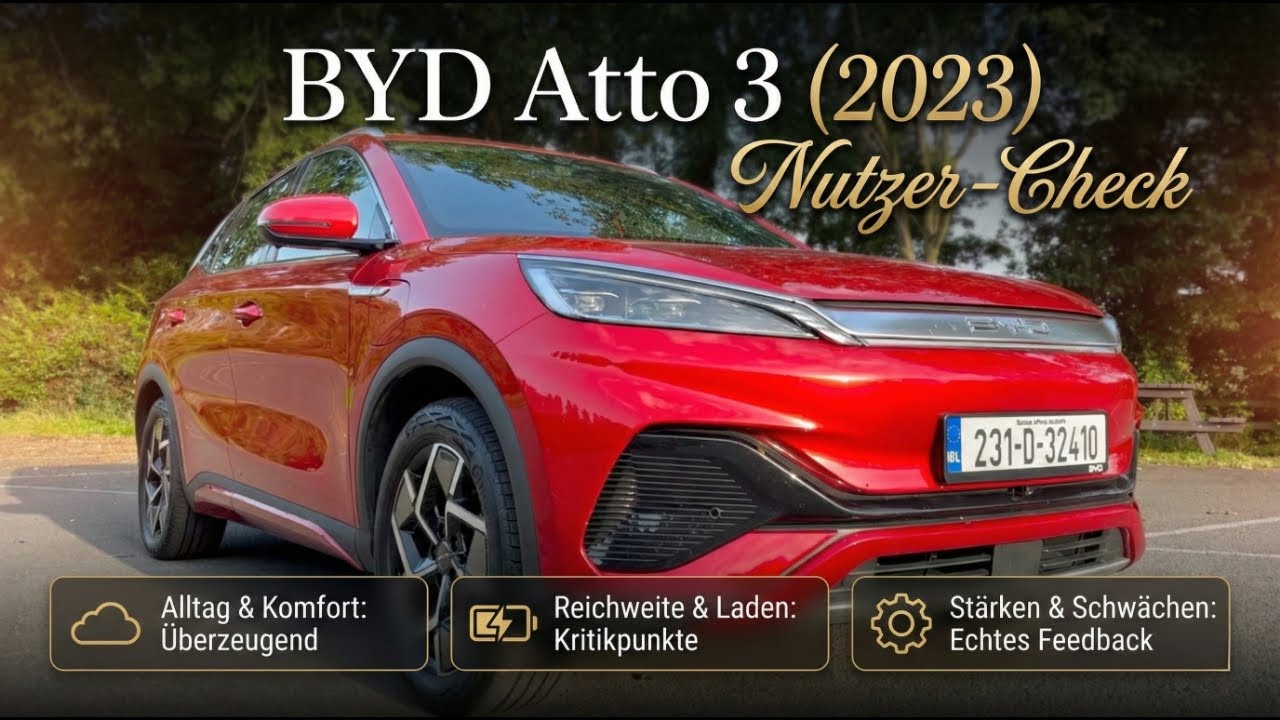 Nutzermeinungen zum BYD Atto 3: Schw&auml;chen & St&auml;rken im Alltag