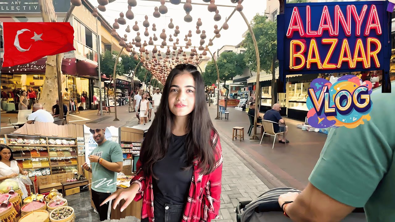 Day in Alanya Bazaar | Bohat sari Shopping ki 😍 | Turkey day 2 Vlog