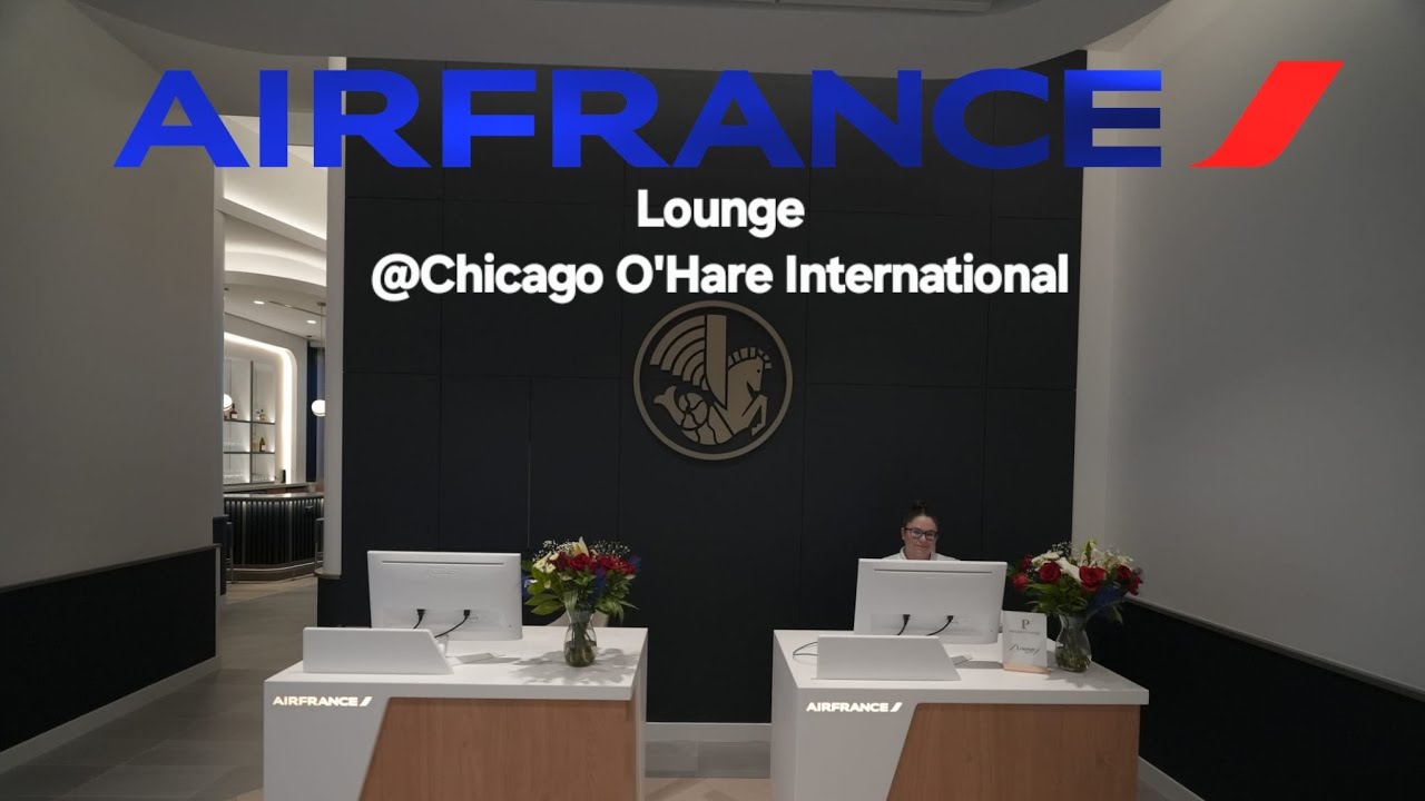 [JUST OPENED] Air France Brand New Lounge at Chicago O'Hare Terminal 5 Accessible with Priority Pass