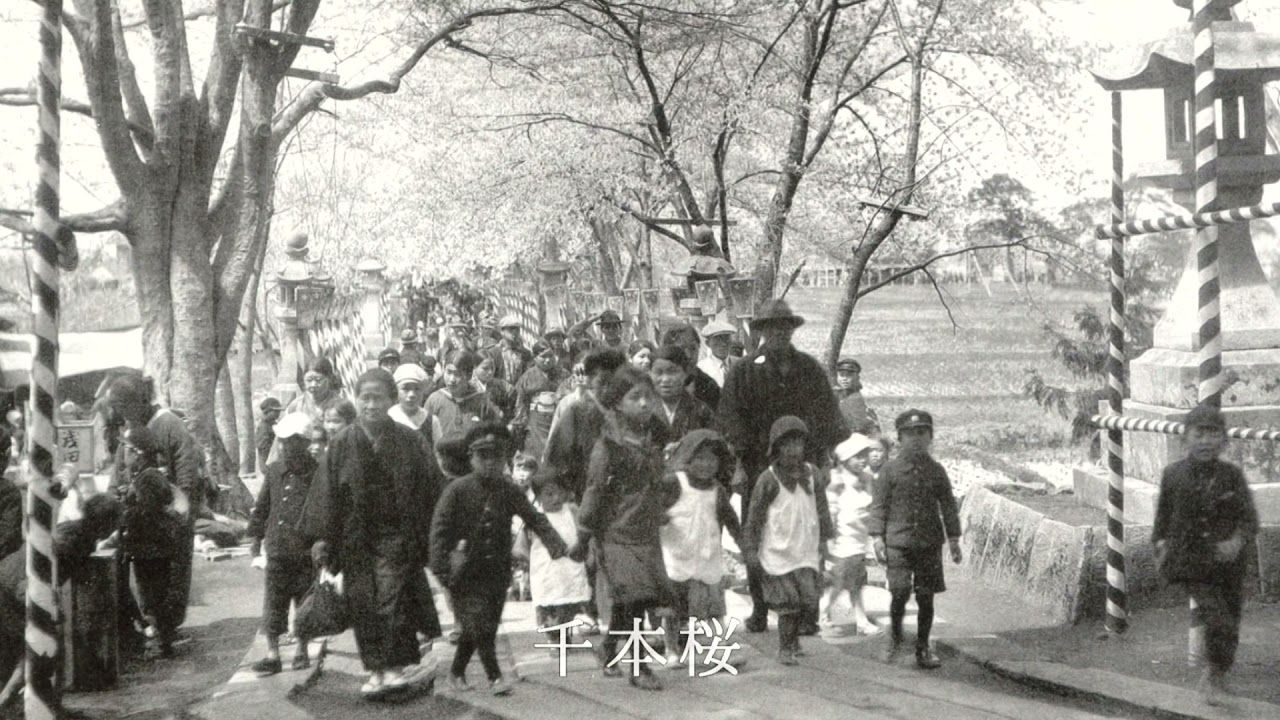 昭和初期頃　長岡・悠久山公園の風景【戦前絵葉書コレクション】