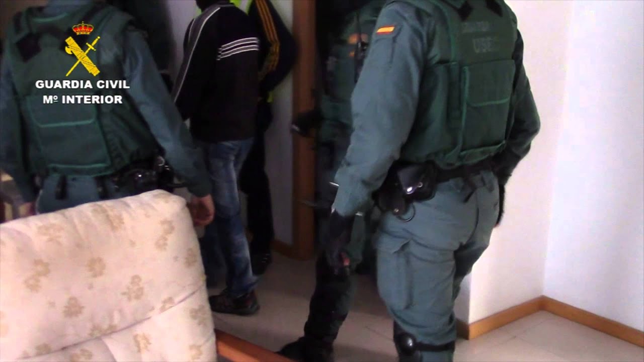 Operaci&oacute;n Arcen. Operaciones de la Guardia Civil. Alicante.UCO