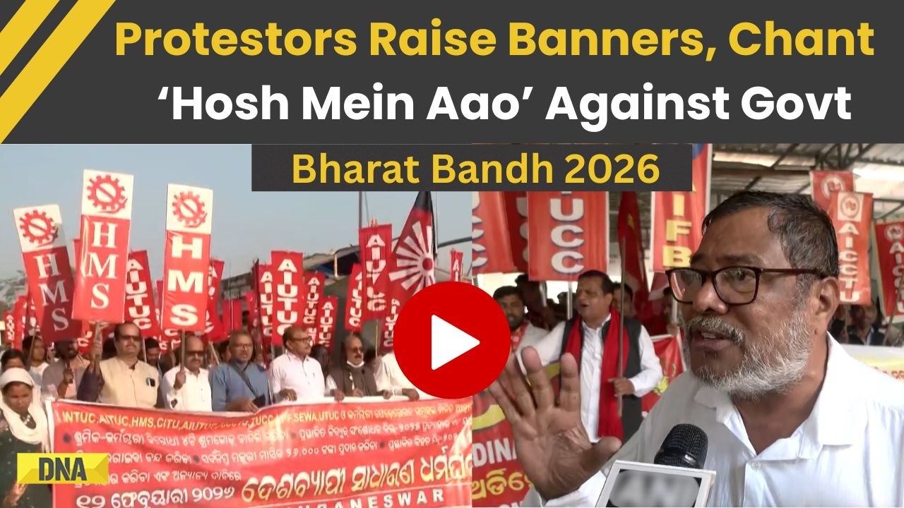 Bharat Bandh News: Protesters Take To Streets, Raise Banners, Chant Slogans During Bharat Bandh 2026