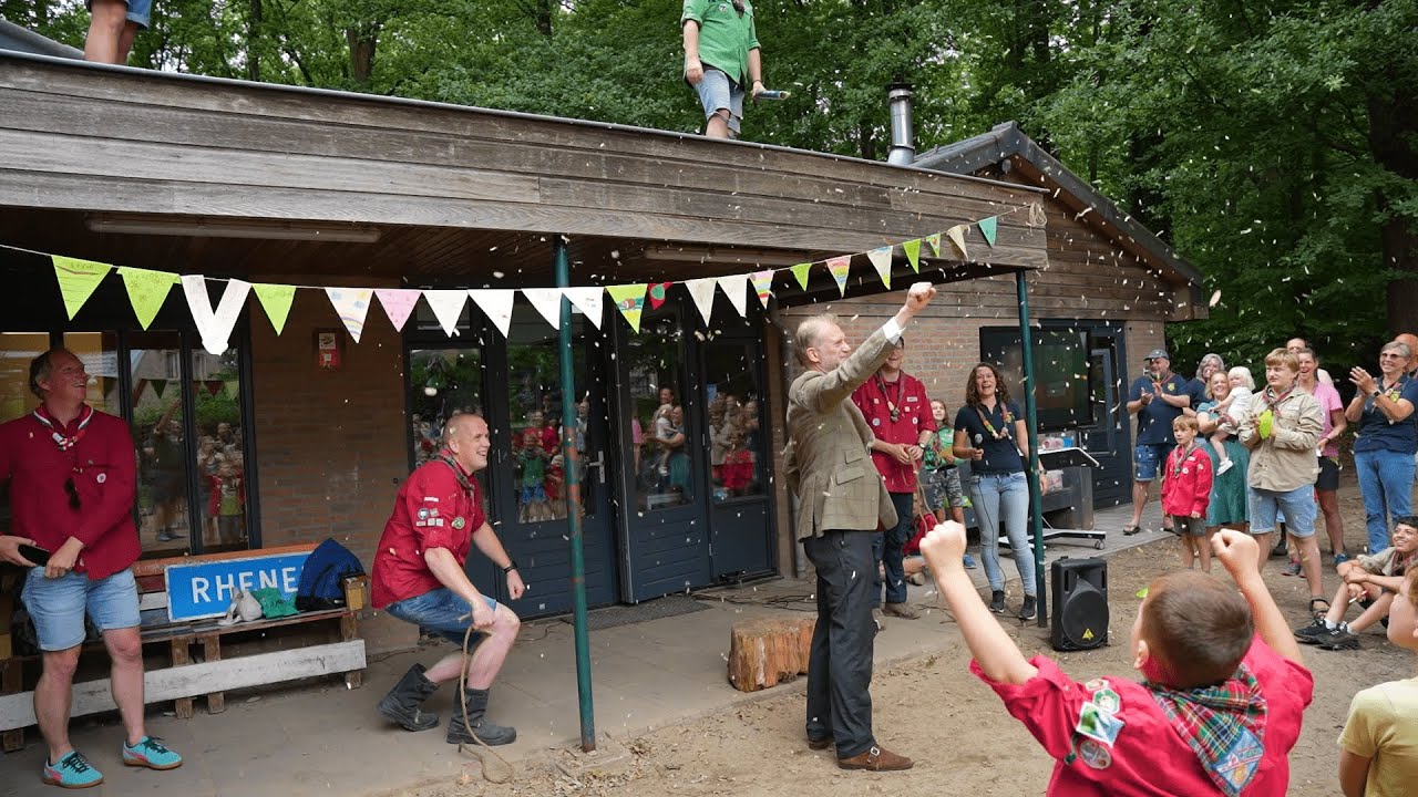 Na 10 jaar verbouwen opent scouting Rhenen hun nieuwe clubhuis