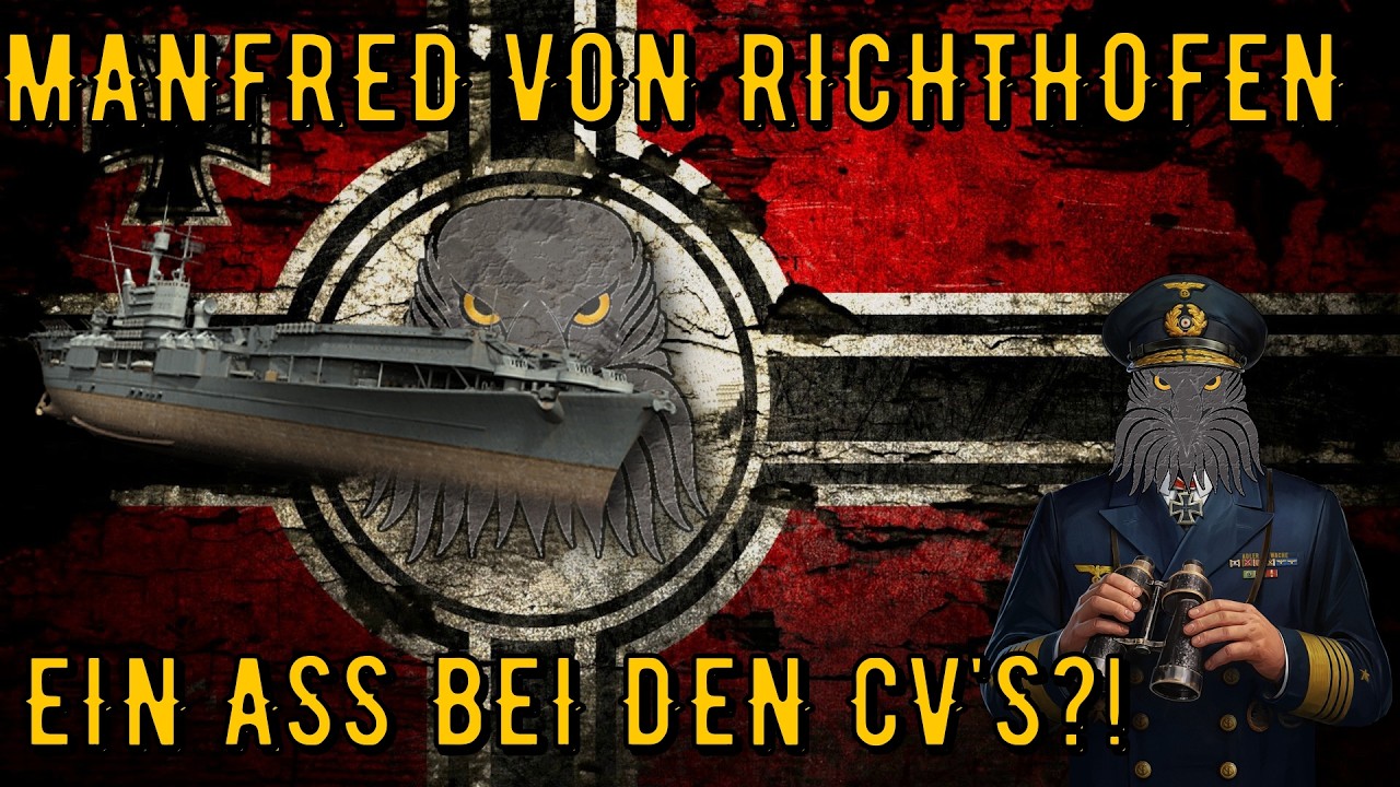 World of Warships Legends - MANFRED V. RICHTHOFEN - Legend&auml;r - Ein Ass bei den CV's?! [gameplay]