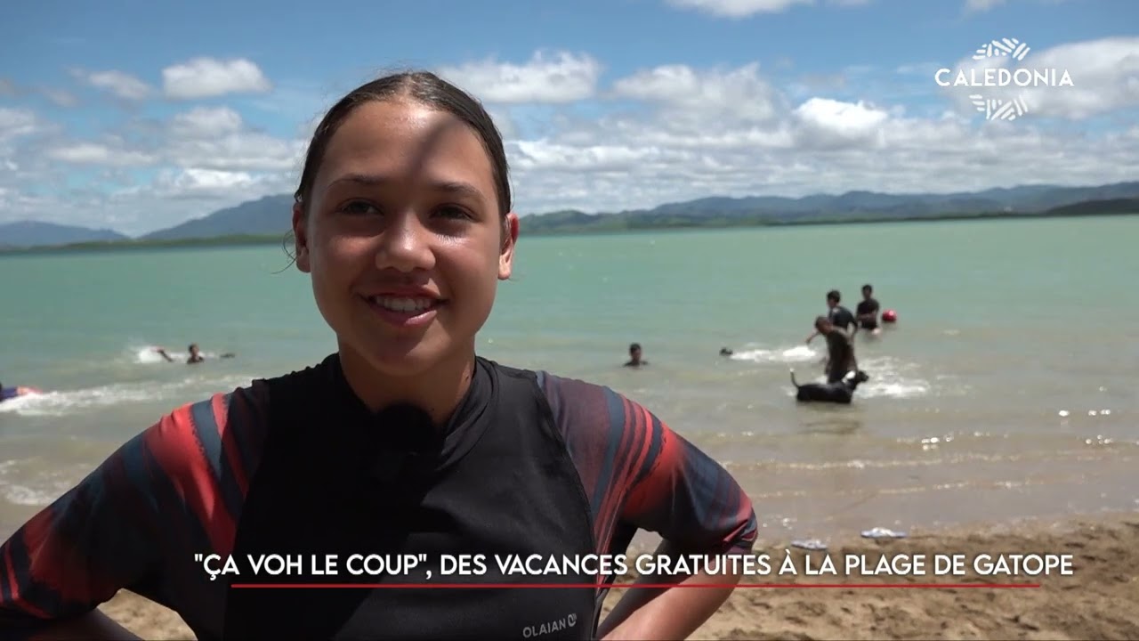 "Ça Voh le coup", des vacances gratuites à la plage de Gatope.