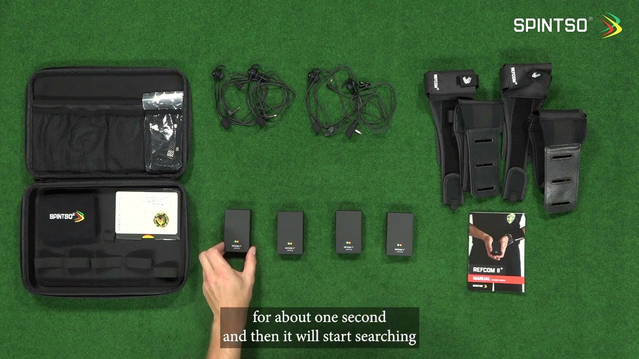 How to pair 4-set Refcom II from Spintso