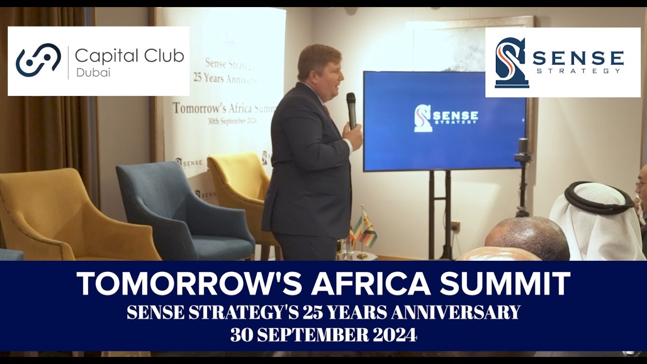 Tomorrow's Africa Summit - Sense Strategy's 25 years Anniversary