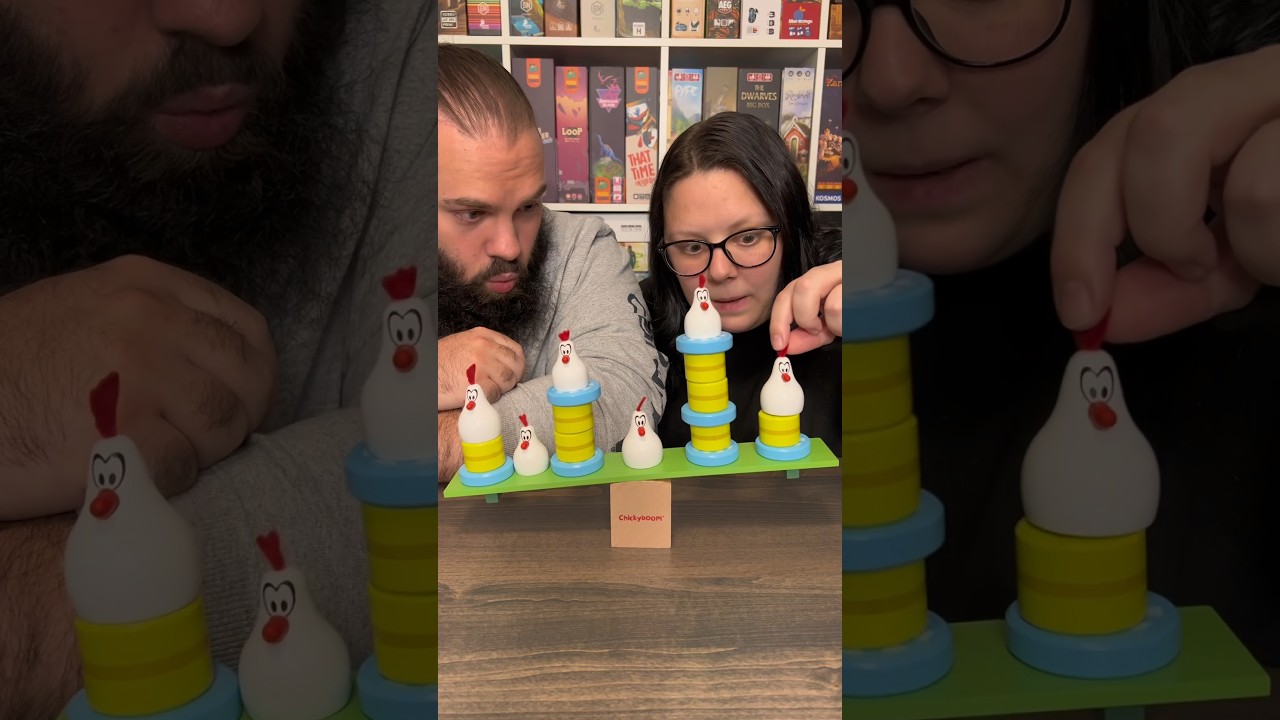 A Reverse Balance Board Game? This Is So Much Fun! #boardgame #couple